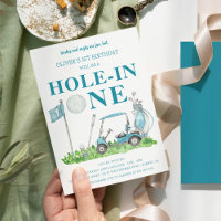 Hole In One Golf Par-tee Boy 1st Birthday