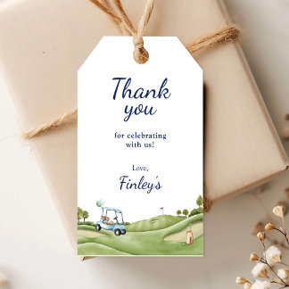 Hole In One Golf Par-Tee Thank You Tags