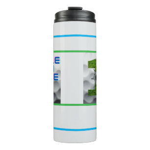 Hole in one golf waterbottle thermal tumbler