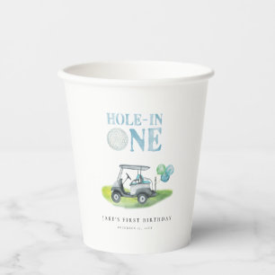 Hole-In-One Mini Golf Birthday Paper Cups