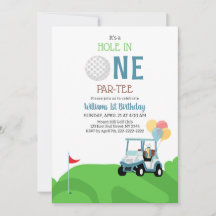 Hole In One Par Tee Golf First Birthday
