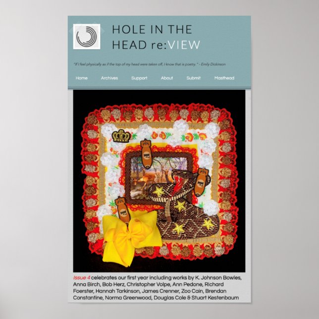 Hole In The Head review cover volume 1 issue 4 Pos Poster (Front)