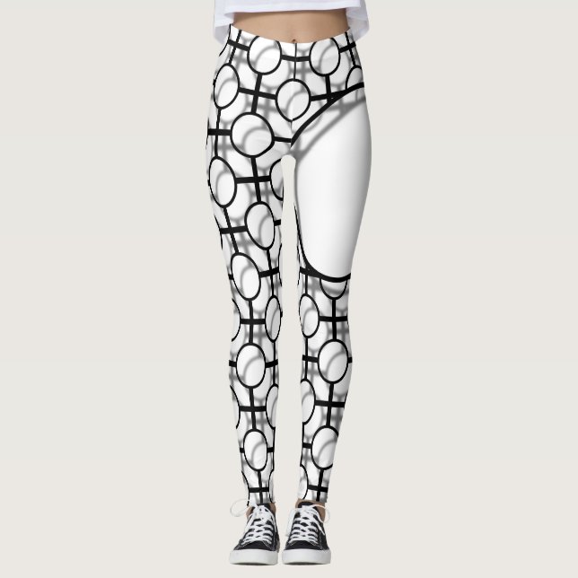 Hole in The Mesh Leggings (Front)
