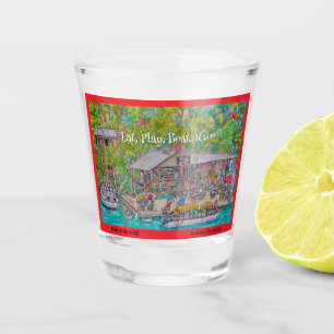 Hole in the Wall shot glass