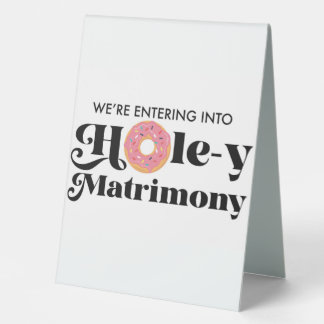 Hole-y Matrimony