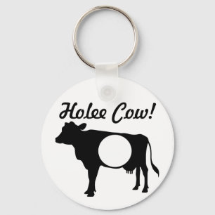 Holee Cow Keychain