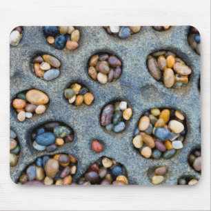 Holes filled with pebbles, CA Mouse Mat