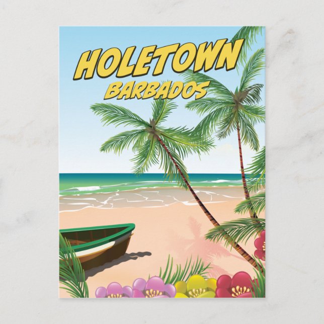 Holetown Barbados Postcard (Front)