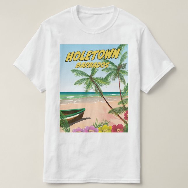 Holetown Barbados T-Shirt (Design Front)