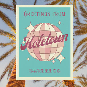Holetown Barbados vacation Retro Postcard