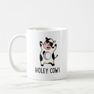 Holey Cow Funny Animal Pun  Coffee Mug