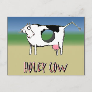Holey Cow Postcard