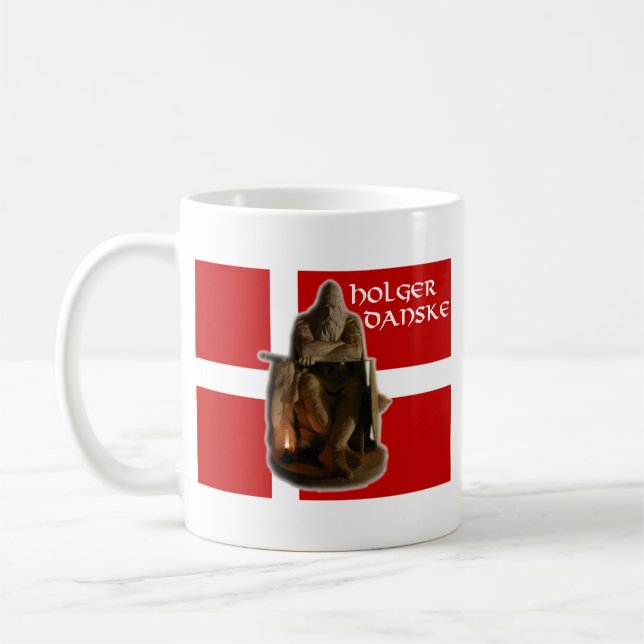 Holger Danske 11 oz Classic White Mug (Left)