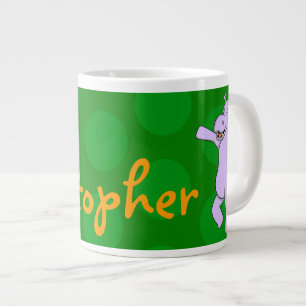 Holger Hippo Large Coffee Mug