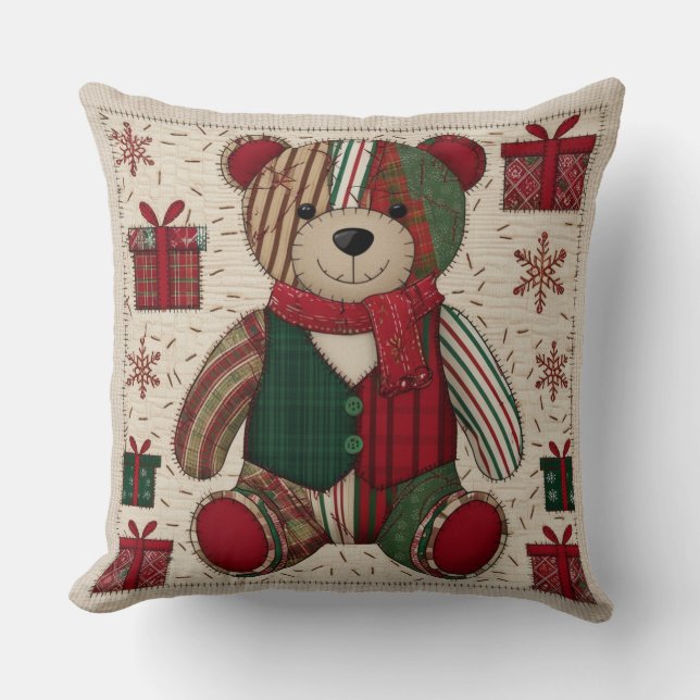 Holi-Bear Cushion (Front)