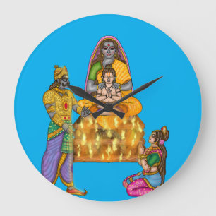 Holi Festival Wall Clock