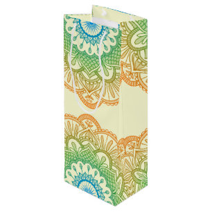 Holi Mandala Wine Gift Bag