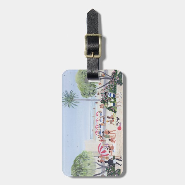 Holiday 1990 luggage tag (Front Vertical)