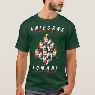 Holiday 365 Unicorns Christmas Tree Unicorn Make M T-Shirt
