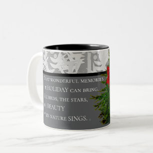 HOLIDAY 4x6 Two-Tone Coffee Mug