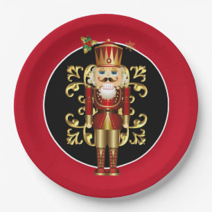 Holiday 9" Paper Plates-Nutcracker Paper Plate