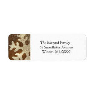 Holiday  Address Label Sticker