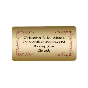 Holiday Address Labels