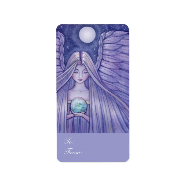 Holiday Angel Gift Tags (Front)