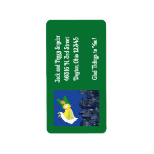 Holiday Angel Return Address Label