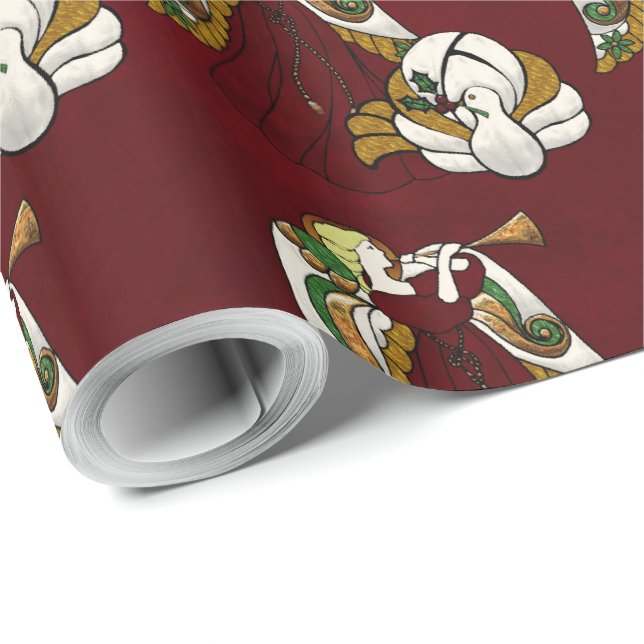 Holiday Angel Wrapping Paper (Roll Corner)