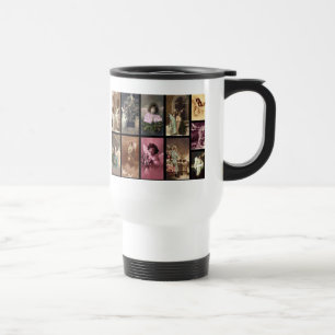 Holiday Angels White Mug Customisable