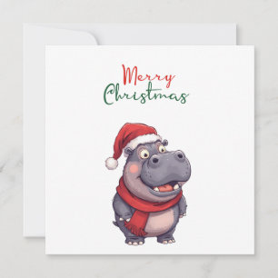 Holiday Animal Cheer – Cute Christmas Character Card