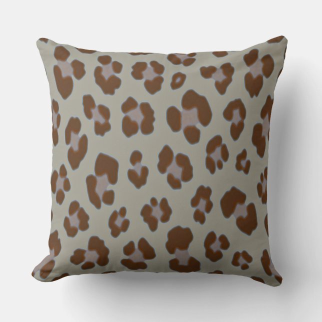 Holiday Animal Print  Cushion (Front)
