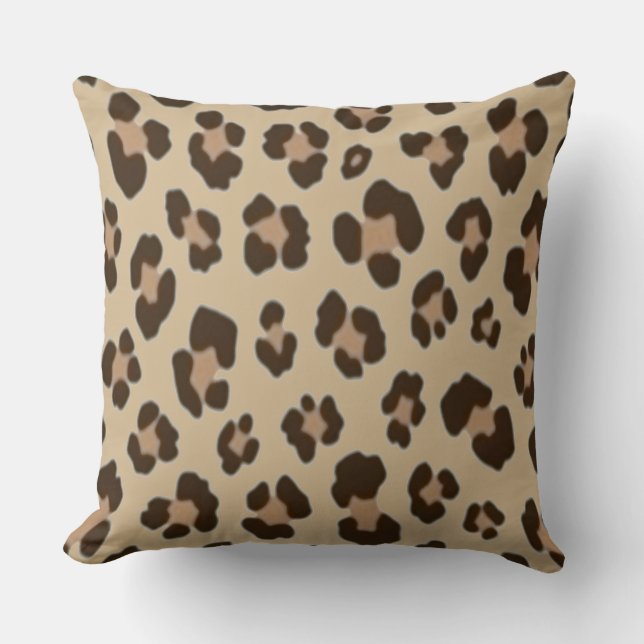Holiday Animal Print  Cushion (Front)
