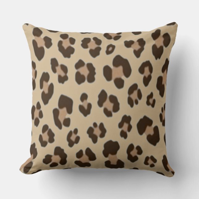 Holiday Animal Print Cushion (Front)