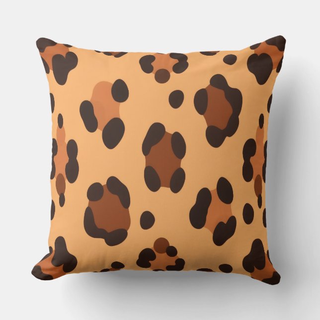 Holiday Animal Print Cushion (Front)