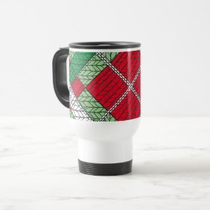 HOLIDAY ARGYLE KNIT Travel Mug