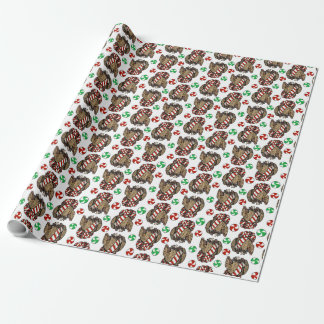 Holiday Armadillo Wrapping Paper