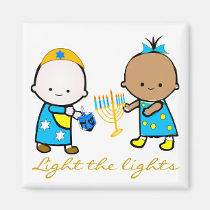 Holiday Babies Magnet - Chanukah