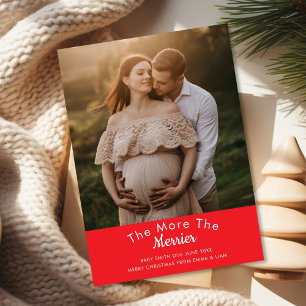 Holiday Baby Announcement   Winter Pregnancy Revea