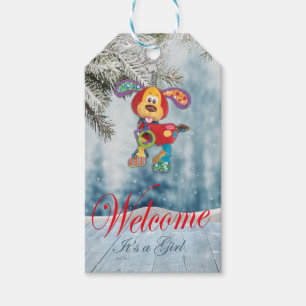 Holiday Baby Shower Gift Tags
