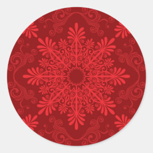 Holiday Background Classic Round Sticker