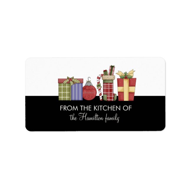 Holiday Baked Goods Labels (Front)