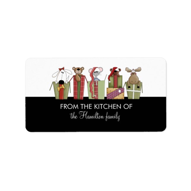 Holiday Baked Goods Labels (Front)