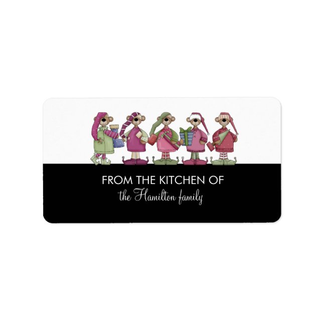 Holiday Baked Goods Labels (Front)