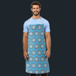 Holiday Baking Christmas Hanukkah Snowflake Cookie Apron<br><div class="desc">All-over-print apron features an original marker illustration of a blue snowflake shaped sugar cookie.

This design is also available on other products. Don't see what you're looking for? Need help with customisation? Contact Rebecca to have something designed just for you.</div>