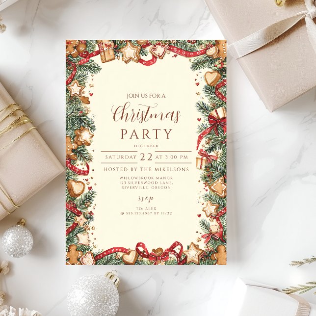 Holiday Baking Christmas Invitation (Creator Uploaded)