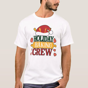 Holiday Baking Crew - Festive Cook's T-Shirt
