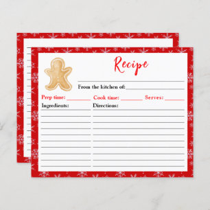 Holiday Baking Gingerbread Man Recipe