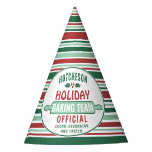 Holiday Baking Team Christmas Cookie Party Cute Party Hat